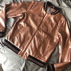 Brand new Rose gold bomber ✨